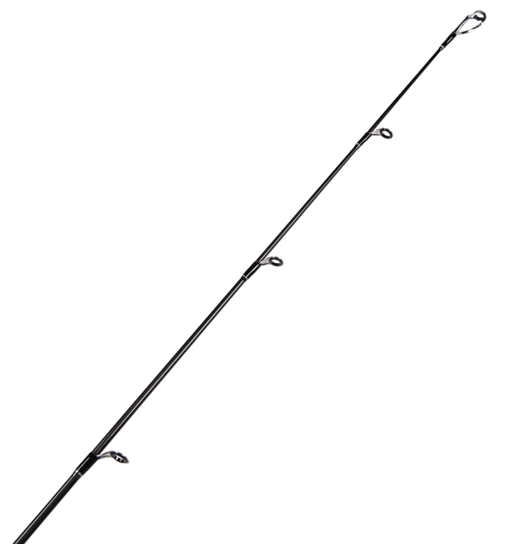 6'6 '' （1.98m) Caña de pescar giratoria 2 secciones Caña de pescar de carbono