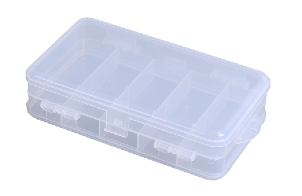 La caja de almacenamiento puede ajustar la caja de almacenamiento de proceso de plástico transparente