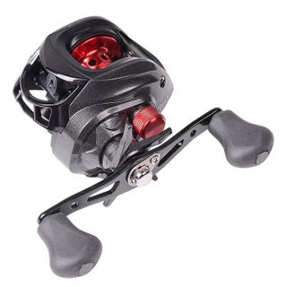 Carrete de pesca de alta velocidad con carrete Baitcast