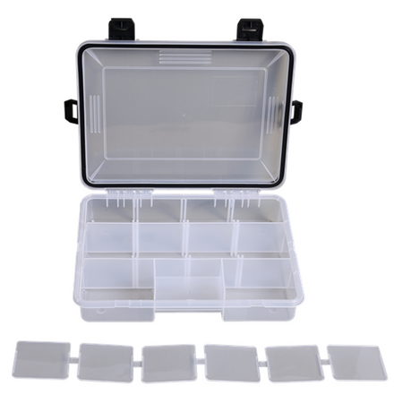 Caja de plástico segura Caja de almacenamiento Caja transparente de gran tamaño