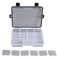 Caja de plástico segura Caja de almacenamiento Caja transparente de gran tamaño
