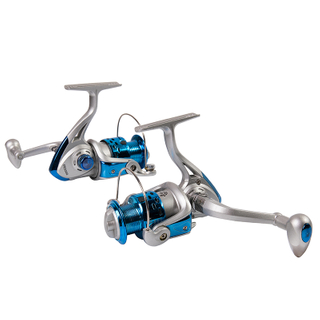Carrete de pesca giratorio potente ultra suave azul 1PC