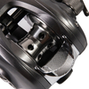 Carretes de pesca Baitcast de innovación de alta tecnología de carrete negro de 1 pieza