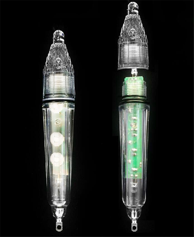 Luz de pesca LED atractiva para señuelos submarinos de caída profunda de 17 cm